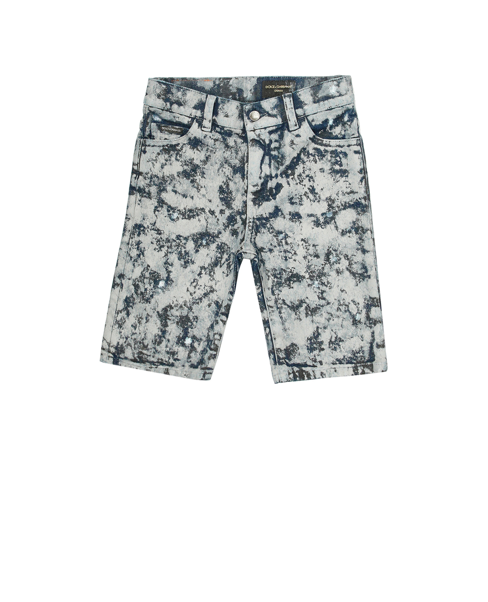Дитячі джинсові шорти Dolce&Gabbana Kids L42Q37-LD961-S, синій колір • Купити в інтернет-магазині Kameron