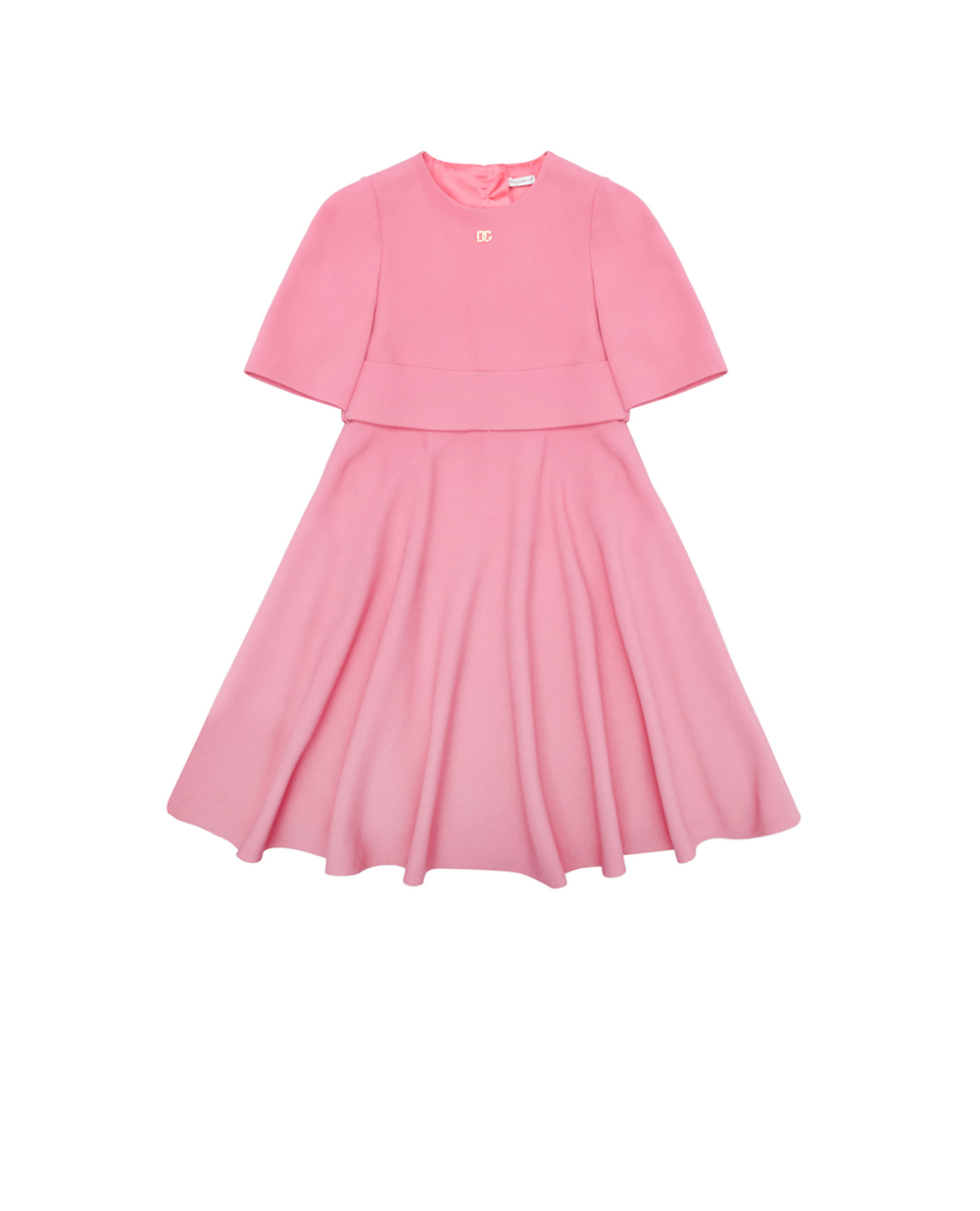 Дитяча сукня Dolce&Gabbana Kids L52DS3-FURDV-B, рожевий колір • Купити в інтернет-магазині Kameron