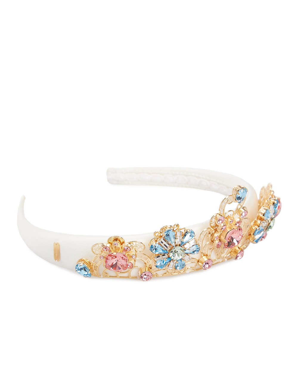 Обруч Dolce&Gabbana WHM2J6-W1111, білий колір • Купити в інтернет-магазині Kameron