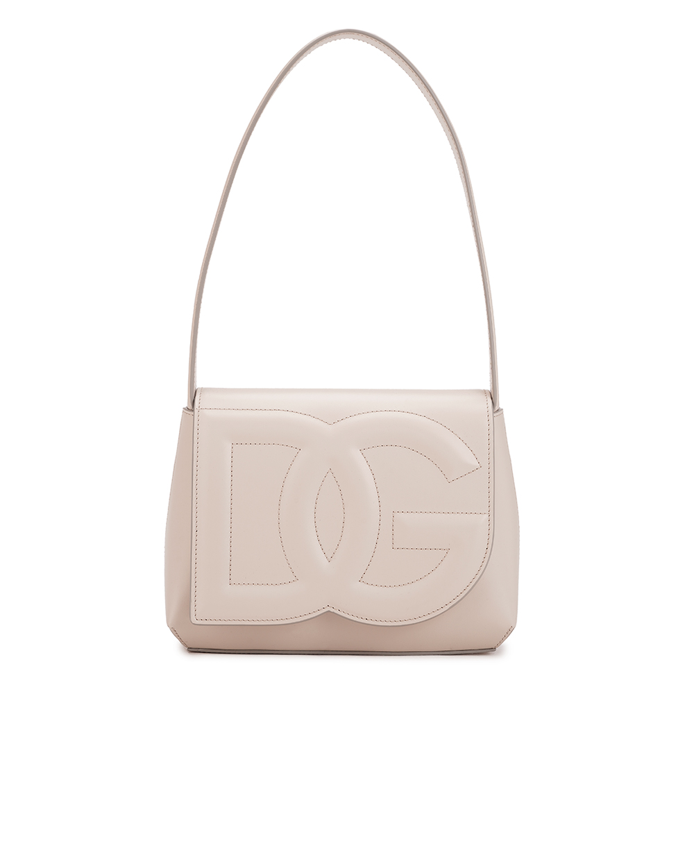 Шкіряна сумка DG Logo Dolce&Gabbana BB7516-AW576, бежевий колір • Купити в інтернет-магазині Kameron