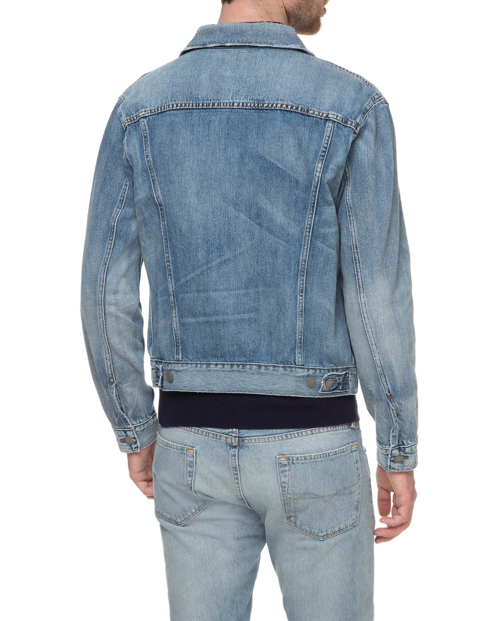 Джинсовая куртка Polo Ralph Lauren 710786284001, синий цвет • Купить в интернет-магазине Kameron