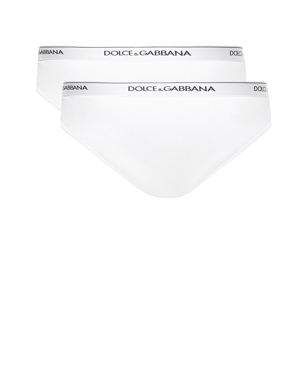 Слипы (2 шт) Dolce&Gabbana M9C03J-FUGIW, белый цвет • Купить в интернет-магазине Kameron