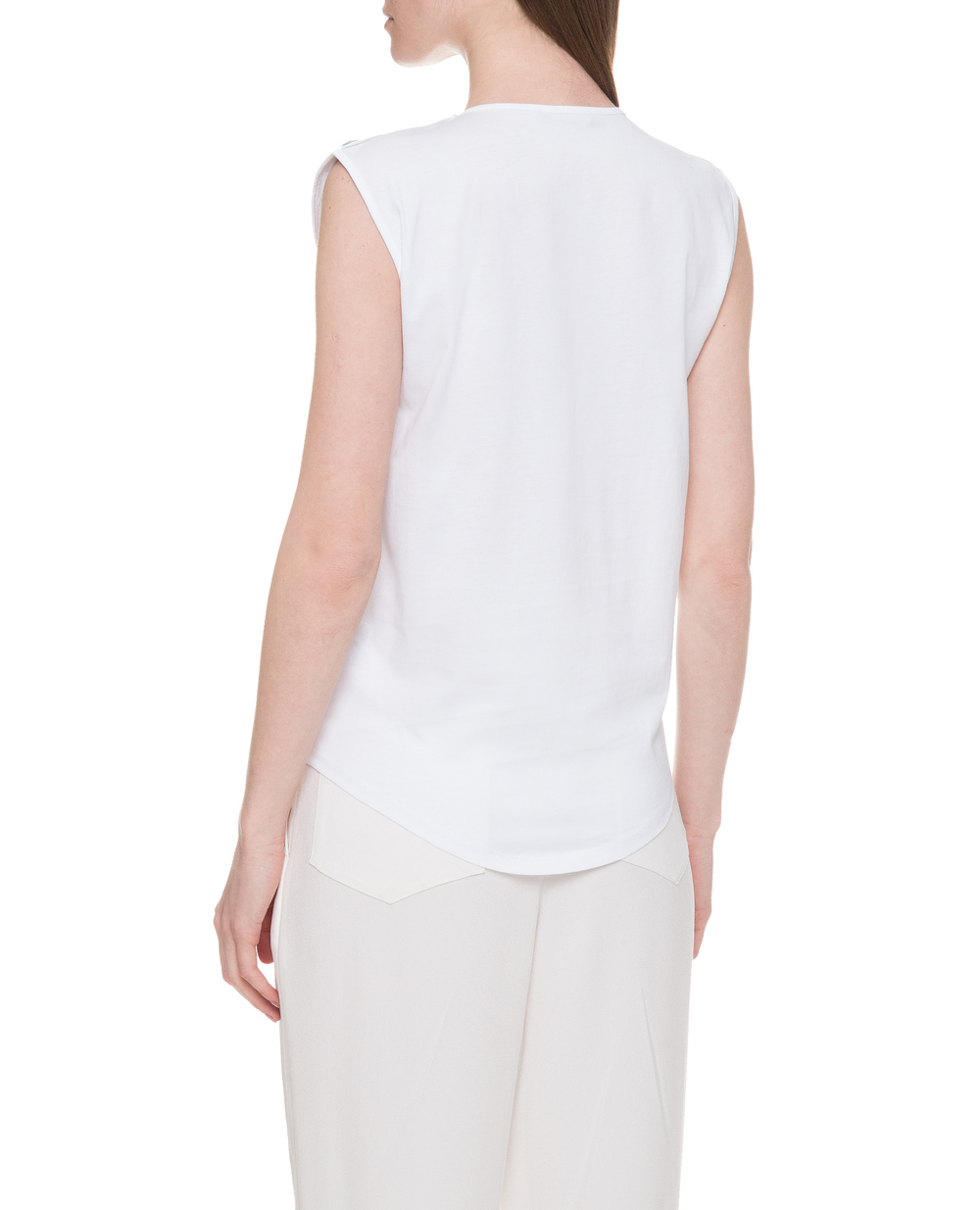 Топ Balmain PF01005-I015, білий колір • Купити в інтернет-магазині Kameron
