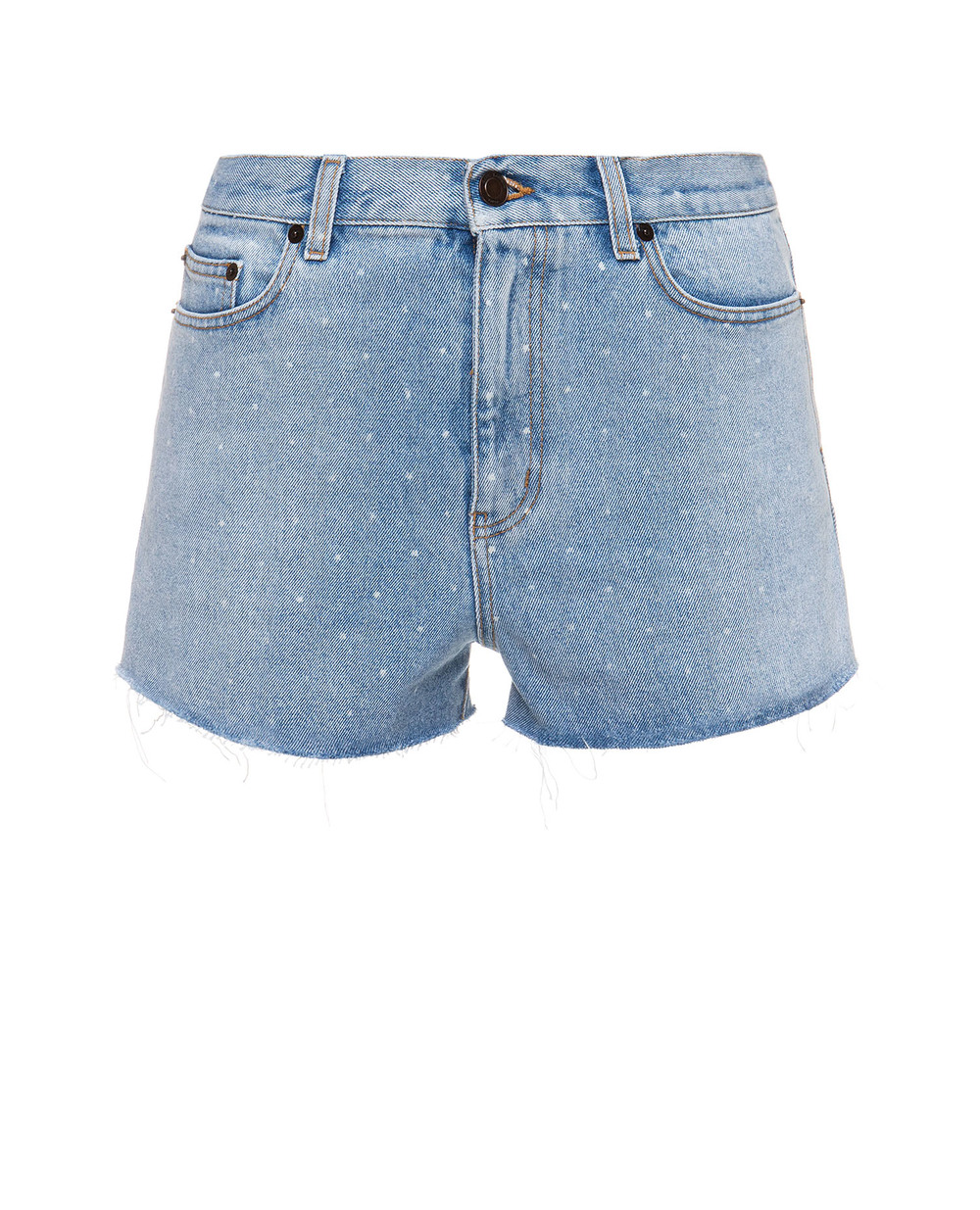 Джинсовые шорты Saint Laurent 542764-YK870, голубой цвет • Купить в интернет-магазине Kameron