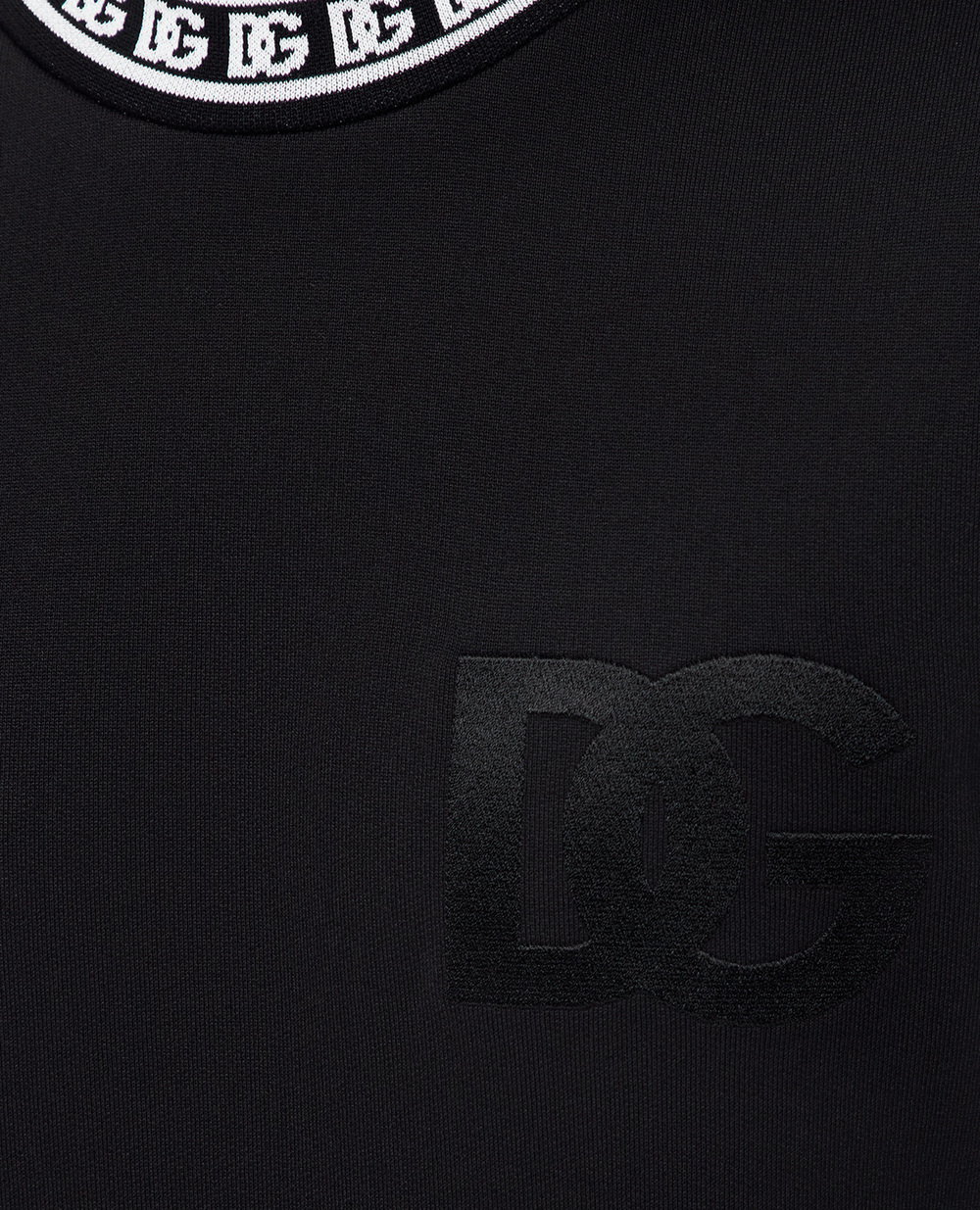 Світшот Dolce&Gabbana G9ZK9Z-FU7DU, чорний колір • Купити в інтернет-магазині Kameron
