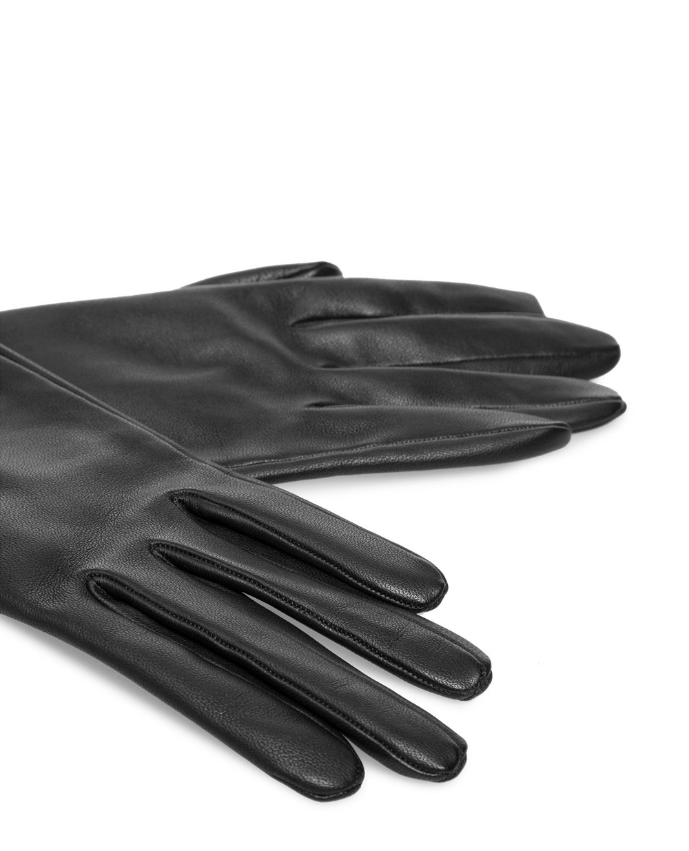 Шкіряні рукавички Balmain SN0A020A020, чорний колір • Купити в інтернет-магазині Kameron