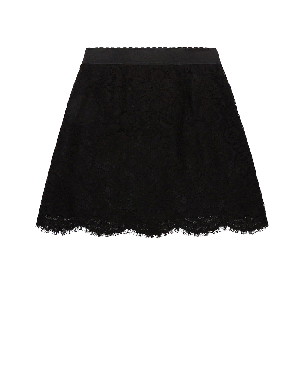 Спідниця Dolce&Gabbana Kids L53I23-HLMVQ-S, чорний колір • Купити в інтернет-магазині Kameron