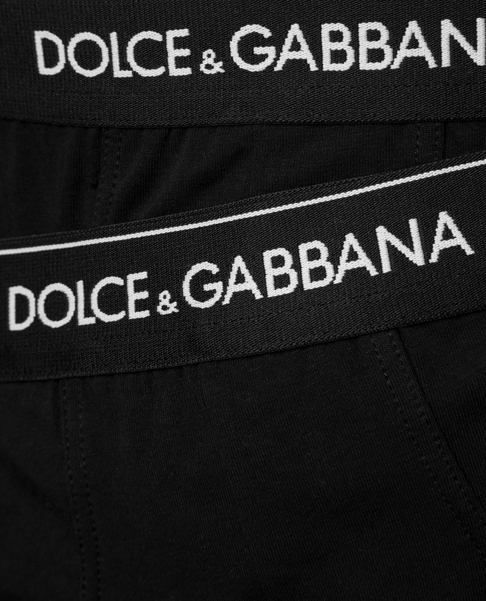 Брифи (2 шт) Dolce&Gabbana N9A03J-FUGIWSS19, чорний колір • Купити в інтернет-магазині Kameron