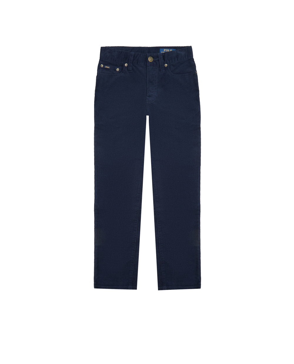 Вельветові штани Polo Ralph Lauren Kids 323798367003, синій колір • Купити в інтернет-магазині Kameron