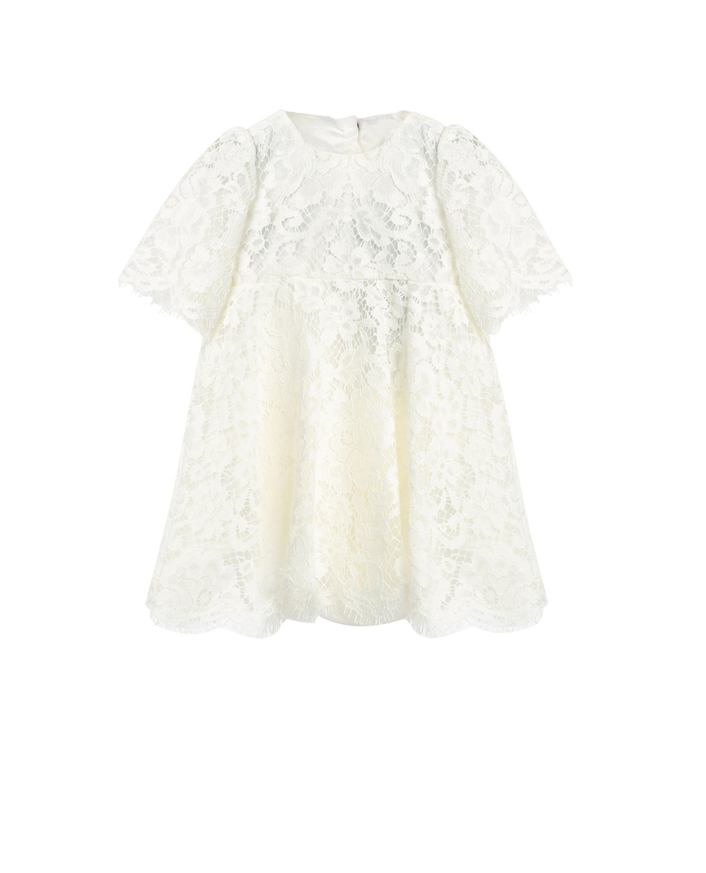 Платье Dolce&Gabbana Kids L22DG5-HLMEA, белый цвет • Купить в интернет-магазине Kameron