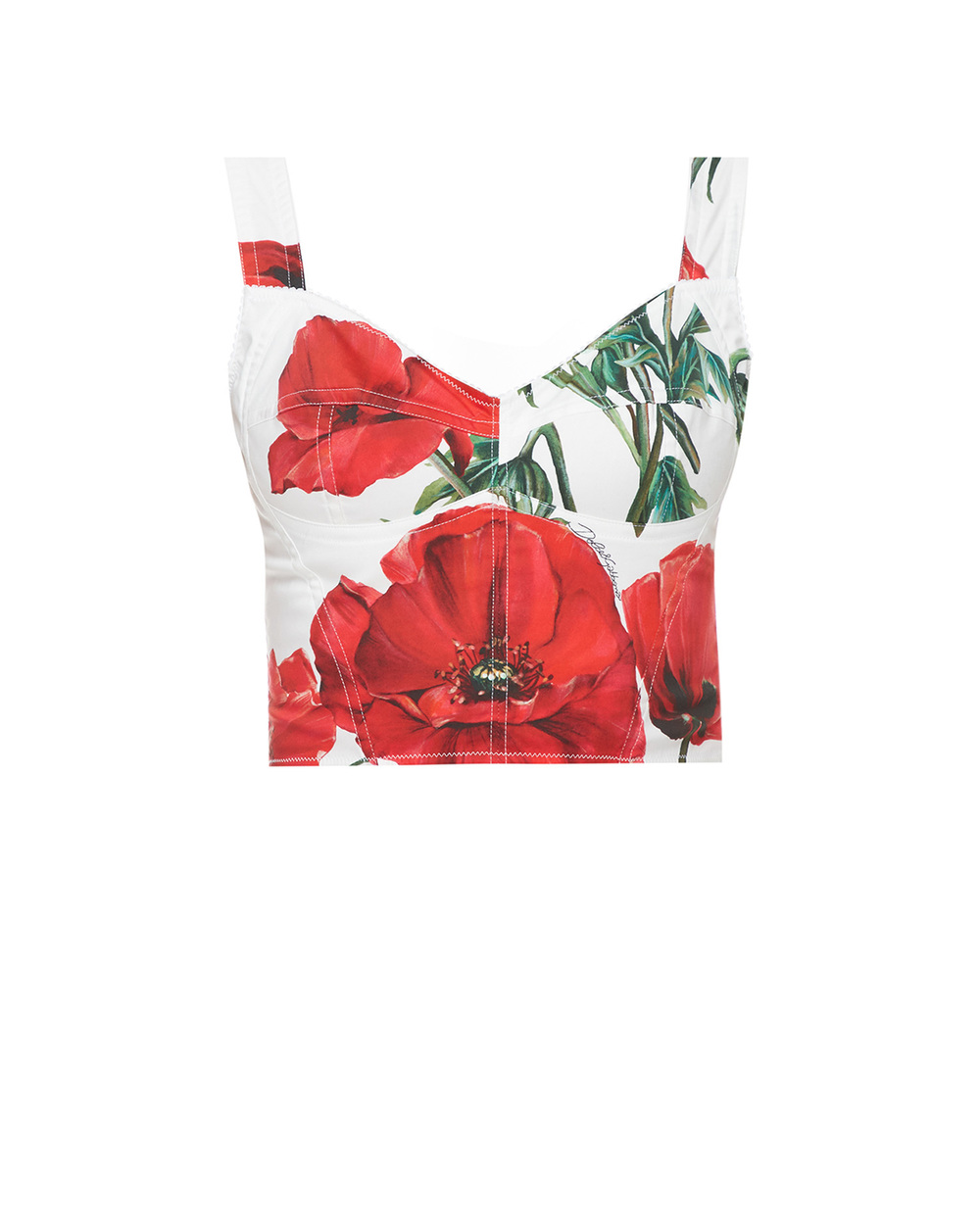 Топ Dolce&Gabbana F7W98T-FSEHV, белый цвет • Купить в интернет-магазине Kameron