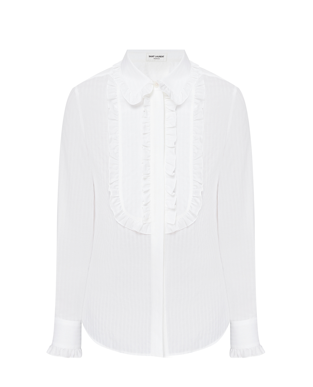 Блуза Saint Laurent 656972-Y3D31, белый цвет • Купить в интернет-магазине Kameron