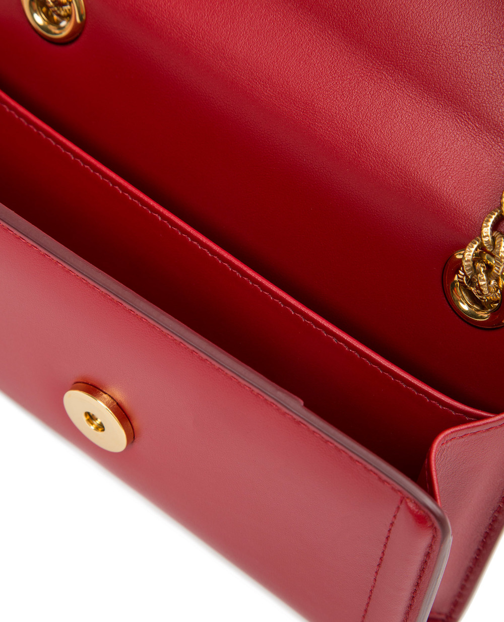 Кожаная сумка Mini Devotion Dolce&Gabbana BI1168-AV893SS19, красный цвет • Купить в интернет-магазине Kameron