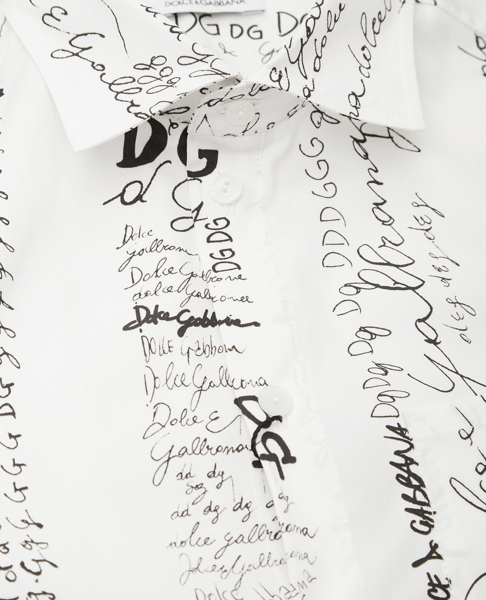 Сорочка Dolce&Gabbana Kids L43S29-HS5IJ-S, білий колір • Купити в інтернет-магазині Kameron
