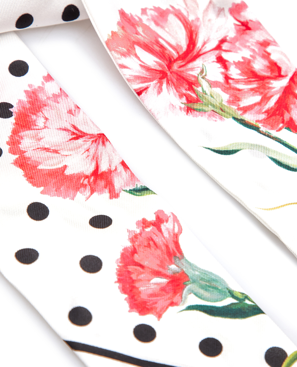Шелковая повязка Dolce&Gabbana FS215A-GDAWY, белый цвет • Купить в интернет-магазине Kameron
