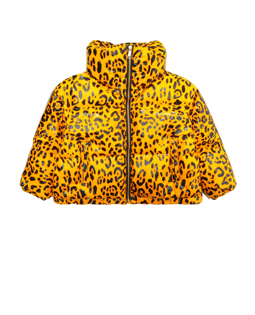 Детский пуховик Dolce&Gabbana Kids L5JBJ4-FSRNH-S, желтый цвет • Купить в интернет-магазине Kameron