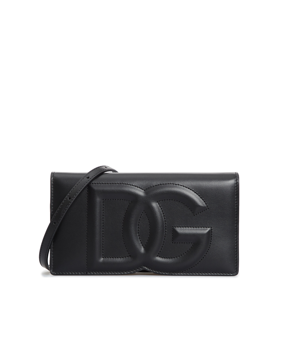 Кожаная сумка DG Logo Mini Dolce&Gabbana BI3279-AG081, черный цвет • Купить в интернет-магазине Kameron