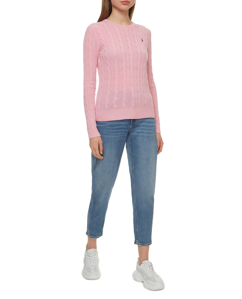 Шерстяной джемпер Polo Ralph Lauren 211525764066, розовый цвет • Купить в интернет-магазине Kameron