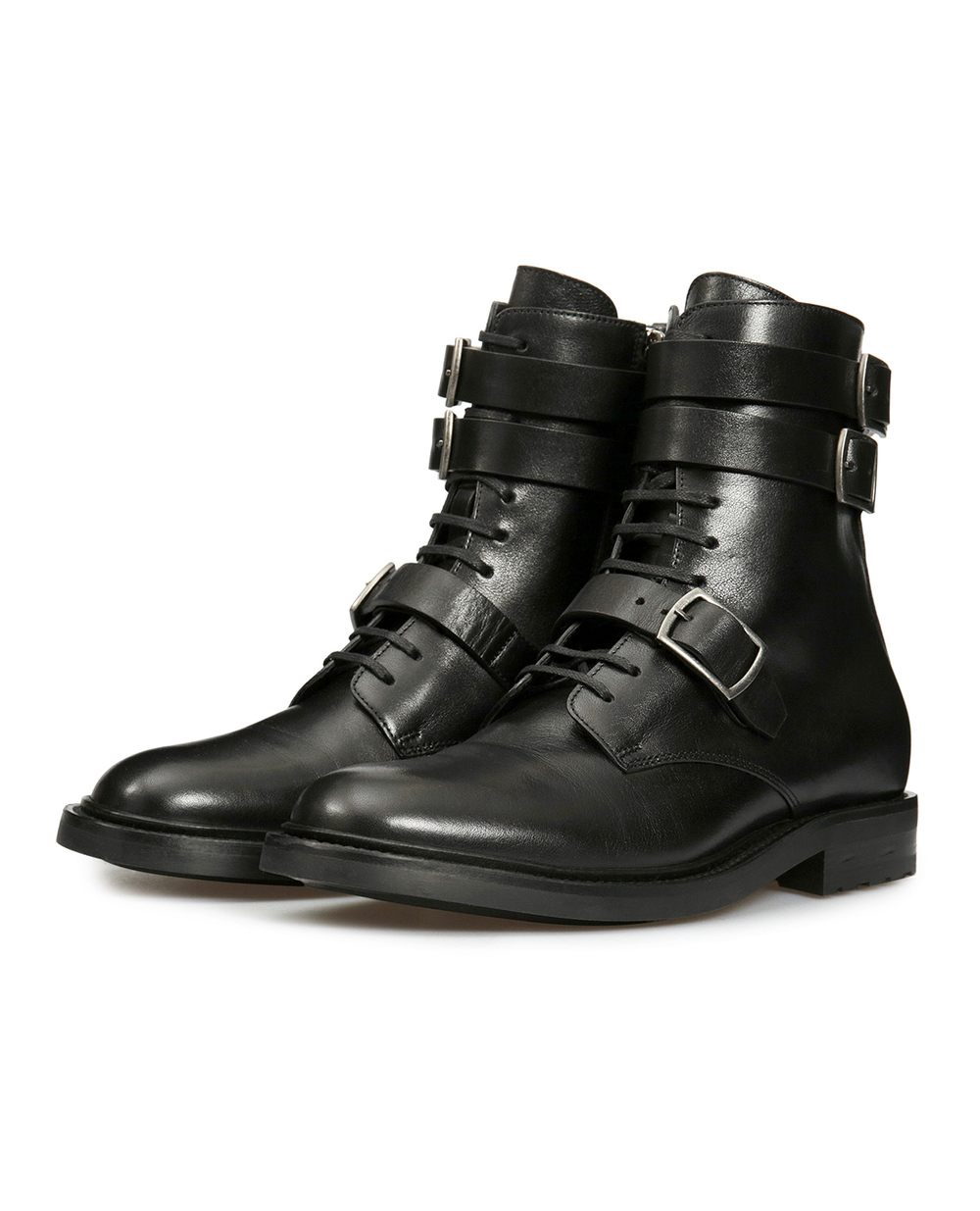 Кожаные ботинки Army Saint Laurent 632417-00E00, черный цвет • Купить в интернет-магазине Kameron