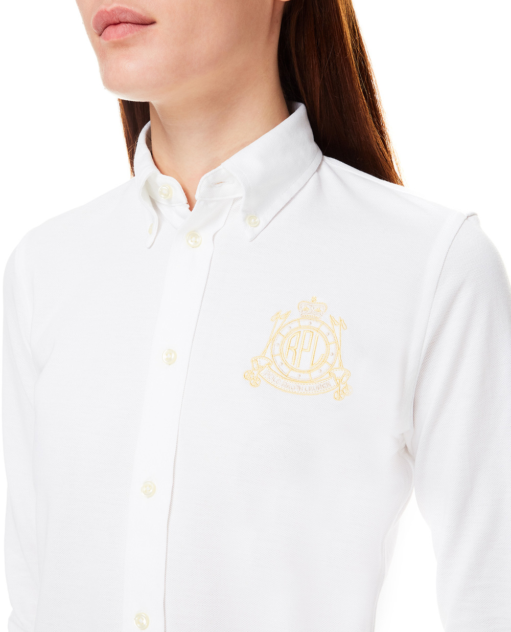 Рубашка Polo Ralph Lauren 211846878001, белый цвет • Купить в интернет-магазине Kameron