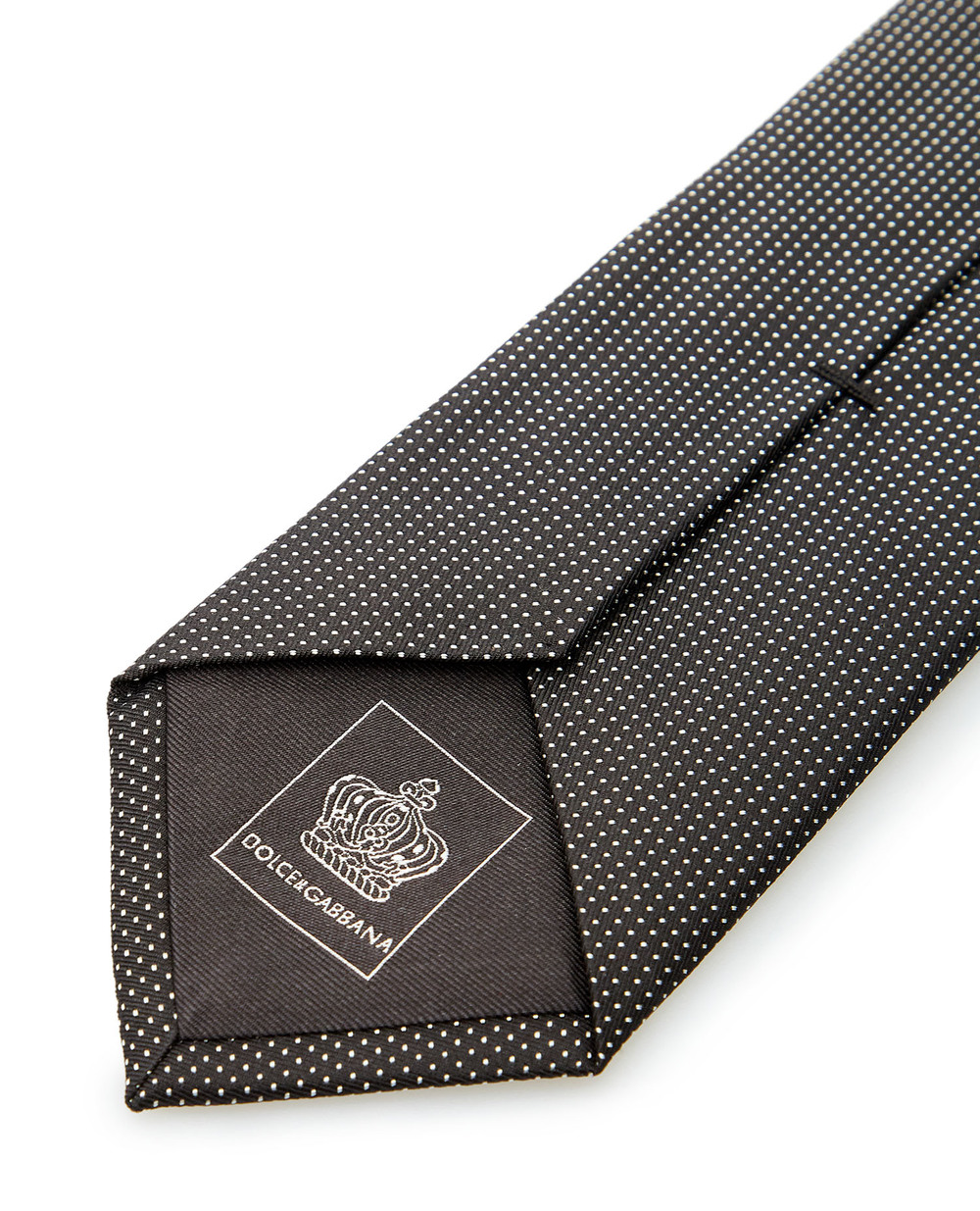Шелковый галстук Dolce&Gabbana GT149E-G0JLB, черный цвет • Купить в интернет-магазине Kameron