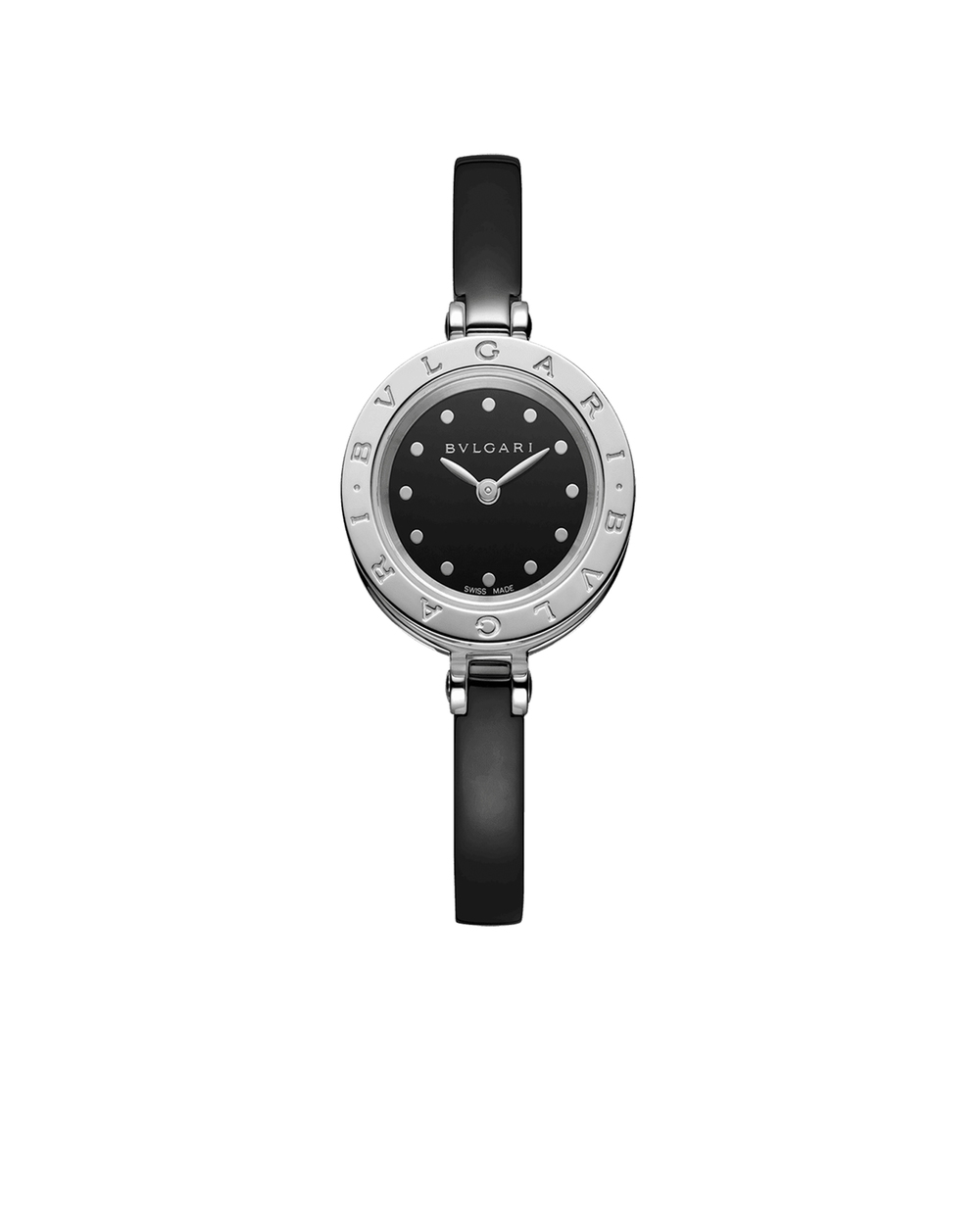 Годинник Bvlgari B.Zero1 Quartz 23 mm Bulgari 102085, чорний колір • Купити в інтернет-магазині Kameron