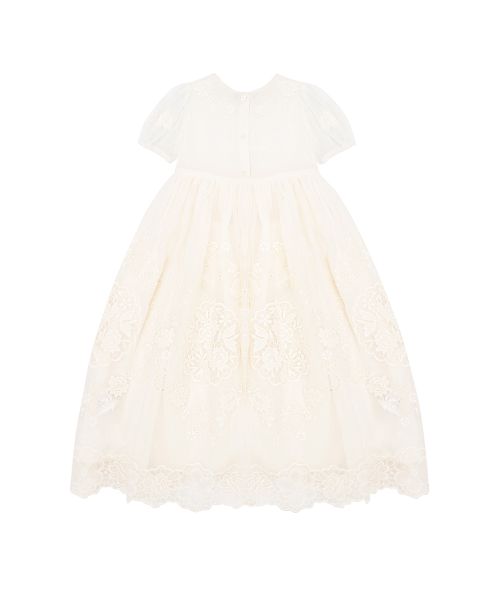 Дитяча сукня Dolce&Gabbana Kids L0EGH7-G7K09, білий колір • Купити в інтернет-магазині Kameron
