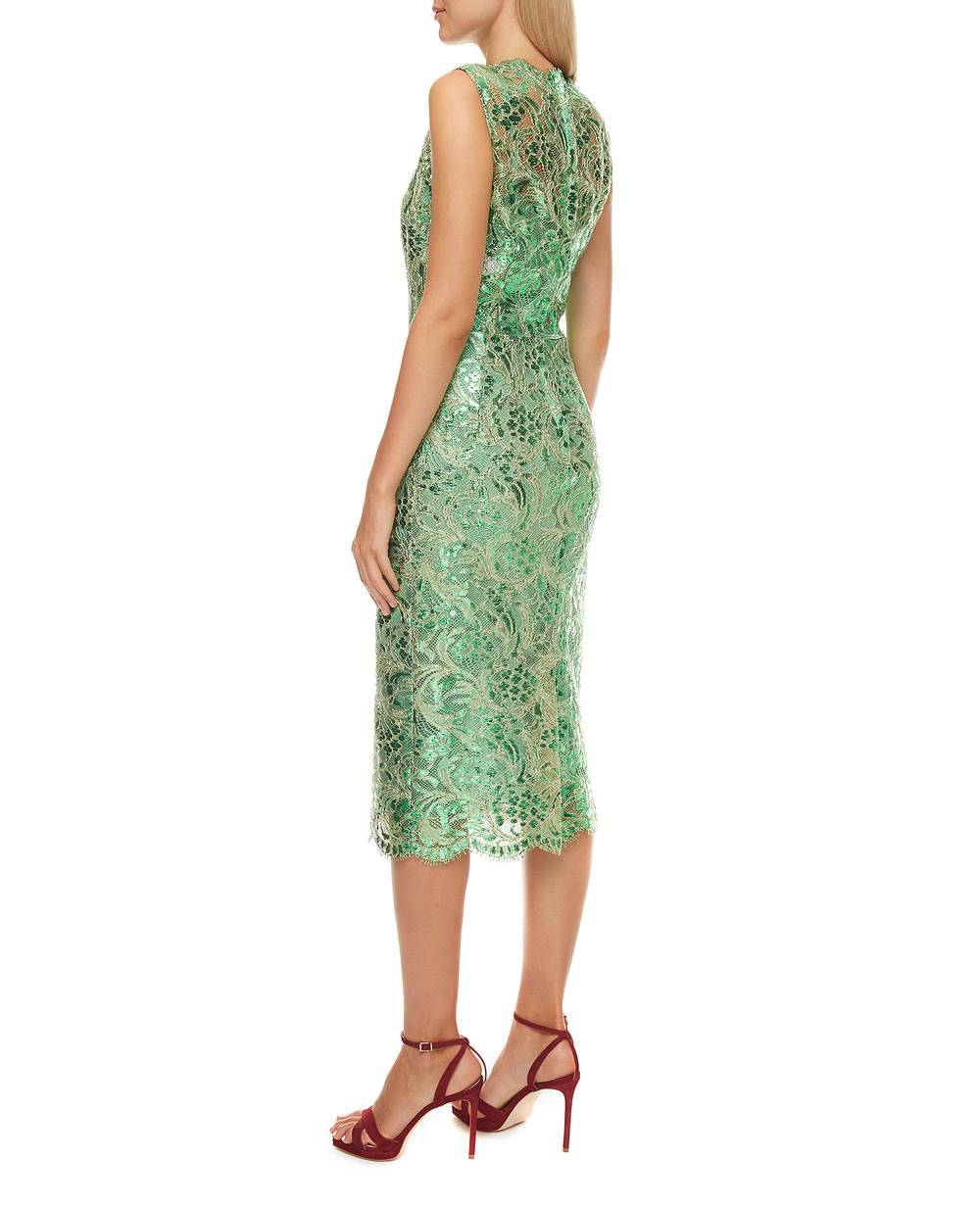 Платье Dolce&Gabbana F6R5VT-HLM4T, зеленый цвет • Купить в интернет-магазине Kameron