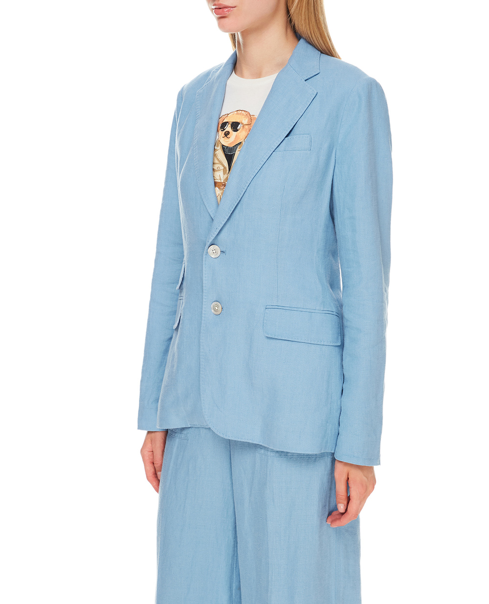 Жакет Polo Ralph Lauren 211837991001, голубой цвет • Купить в интернет-магазине Kameron