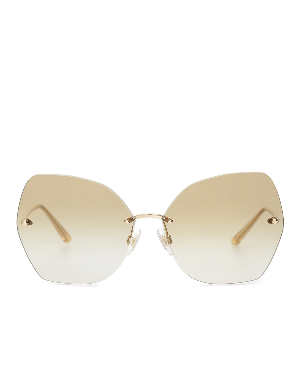 Солнцезащитные очки Dolce&Gabbana 220402/6E64, золотой цвет • Купить в интернет-магазине Kameron