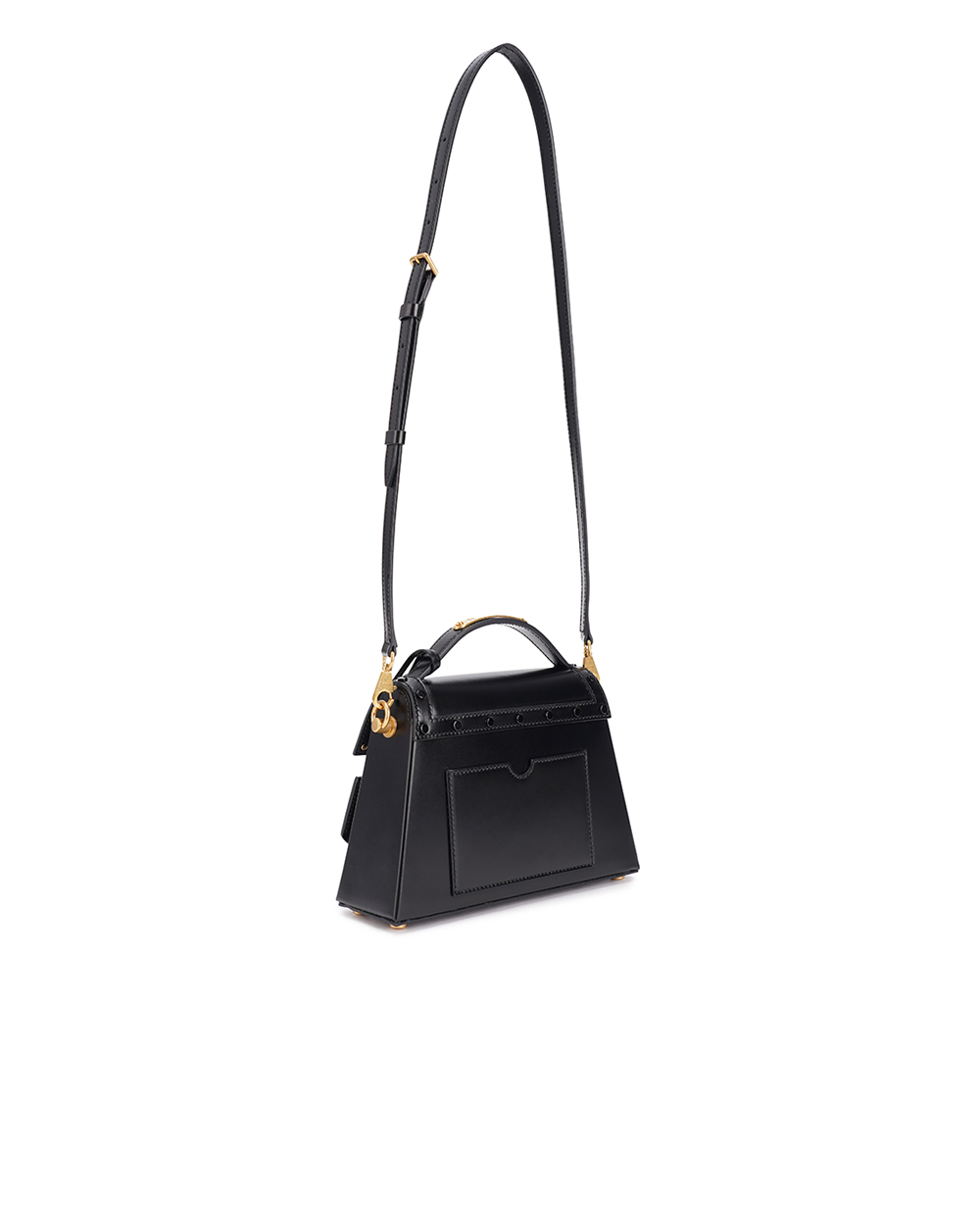 Шкіряна сумка B-Buzz Dynasty Balmain CN1DB867LMXN, чорний колір • Купити в інтернет-магазині Kameron