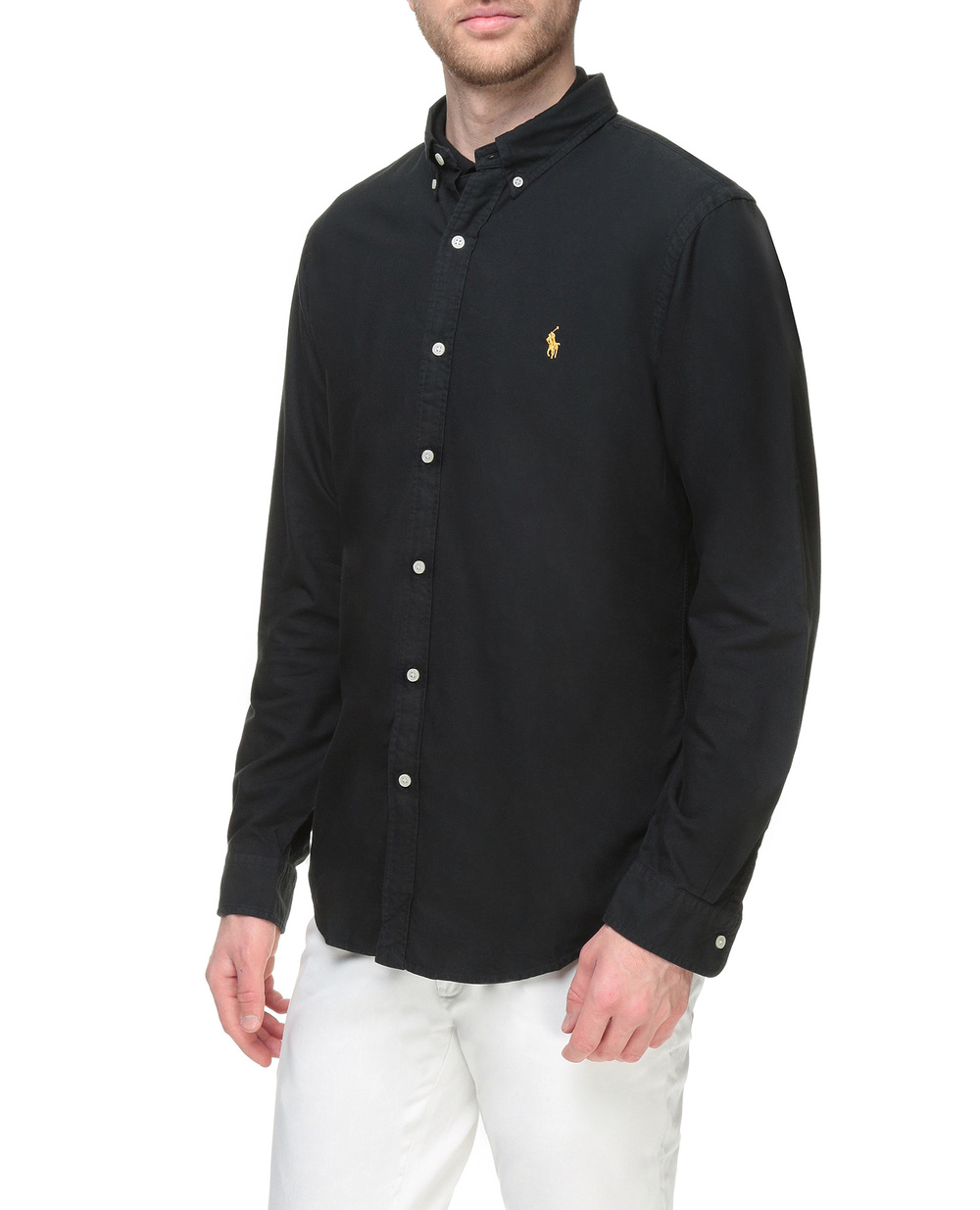 Сорочка Polo Ralph Lauren 710767828001, чорний колір • Купити в інтернет-магазині Kameron