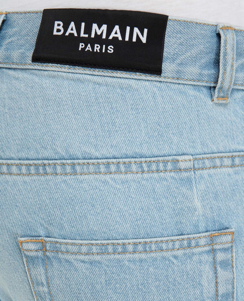 Джинси Balmain VH1MM000119D, блакитний колір • Купити в інтернет-магазині Kameron