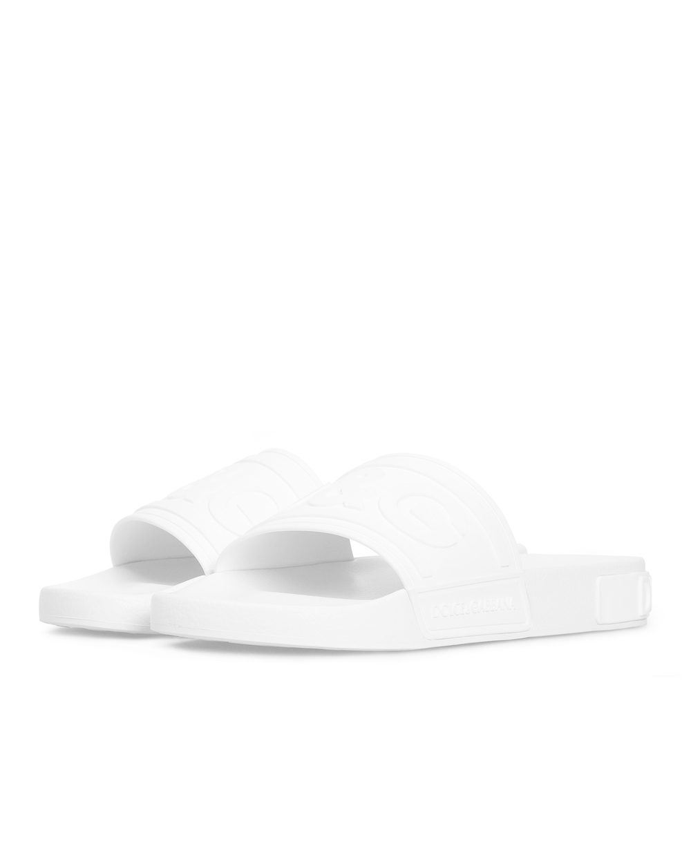 Слайдери Dolce&Gabbana CW0141-AX389, білий колір • Купити в інтернет-магазині Kameron