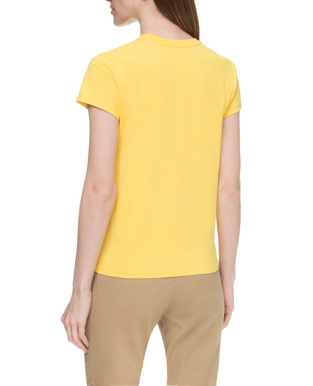 Футболка Polo Ralph Lauren 211734144004, желтый цвет • Купить в интернет-магазине Kameron