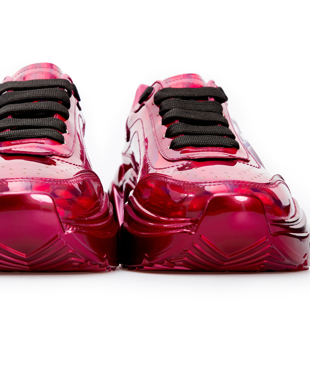 Кожаные кроссовки Dolce&Gabbana CK1791-AQ495, красный цвет • Купить в интернет-магазине Kameron