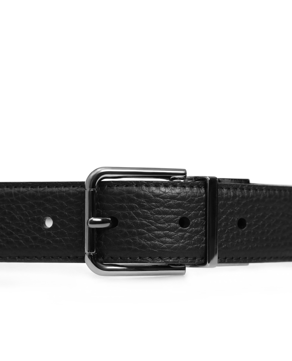 Кожаный ремень Dolce&Gabbana BC4263-AX342, черный цвет • Купить в интернет-магазине Kameron
