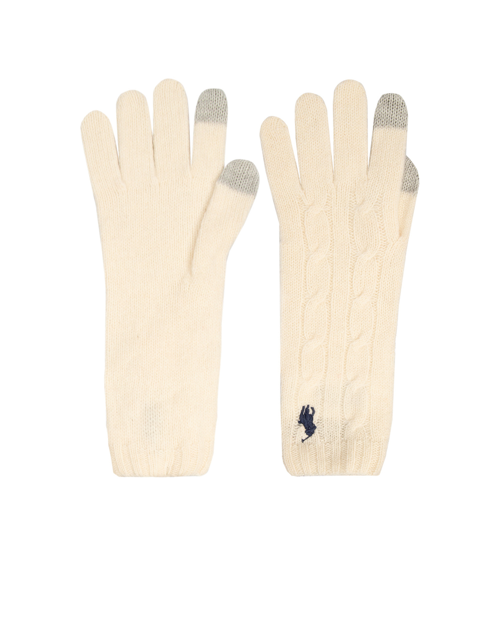 рукавички Polo Ralph Lauren 455779047009, бежевий колір • Купити в інтернет-магазині Kameron