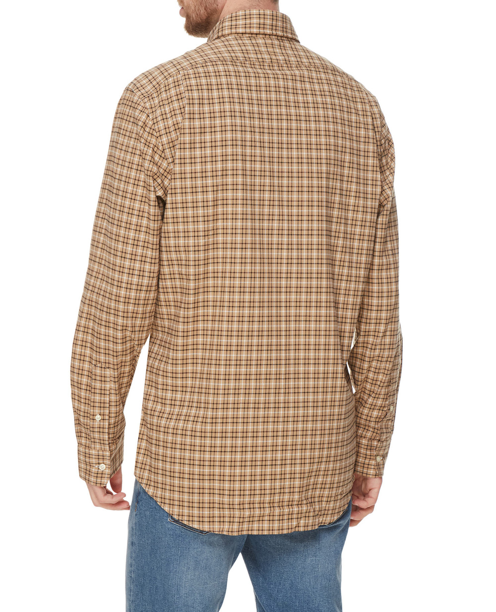 Рубашка Polo Ralph Lauren 710853136002, бежевый цвет • Купить в интернет-магазине Kameron