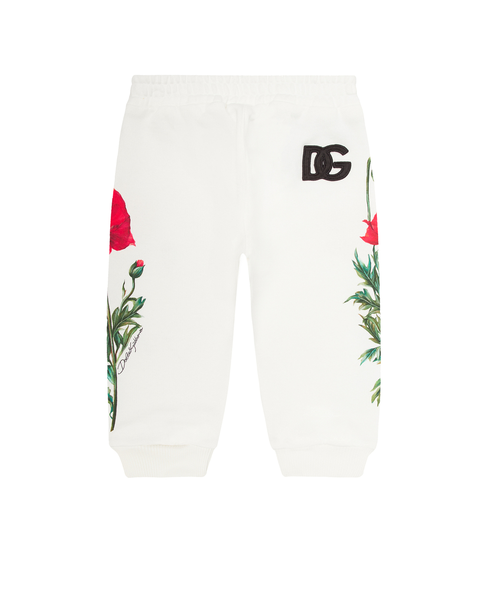 Дитячі спортивні штани (костюм) Dolce&Gabbana Kids L2JP9U-G7G9Q, білий колір • Купити в інтернет-магазині Kameron