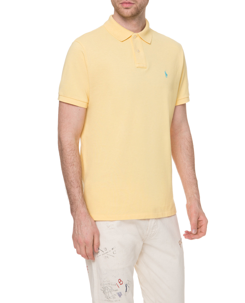 Поло Polo Ralph Lauren 710782592021, жовтий колір • Купити в інтернет-магазині Kameron