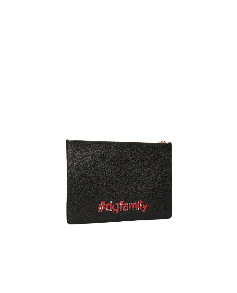 Кожаный клатч Dolce&Gabbana BI0943-AU951, черный цвет • Купить в интернет-магазине Kameron