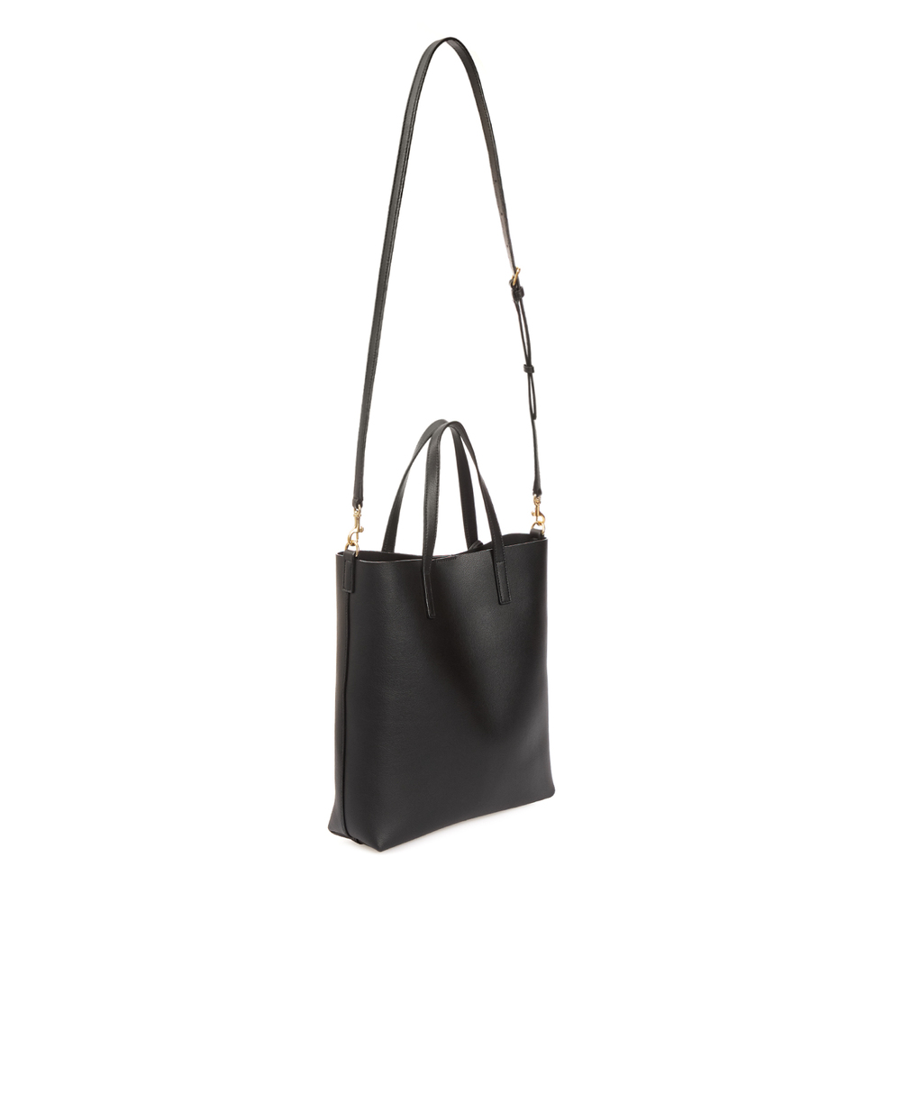 Кожаная сумка Shopping Bag Saint Laurent 600307-CSV0J, черный цвет • Купить в интернет-магазине Kameron