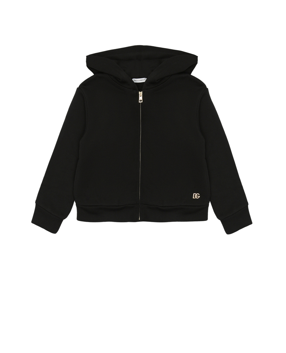 Худи Dolce&Gabbana Kids L5JW4U-G7BDM-B, черный цвет • Купить в интернет-магазине Kameron