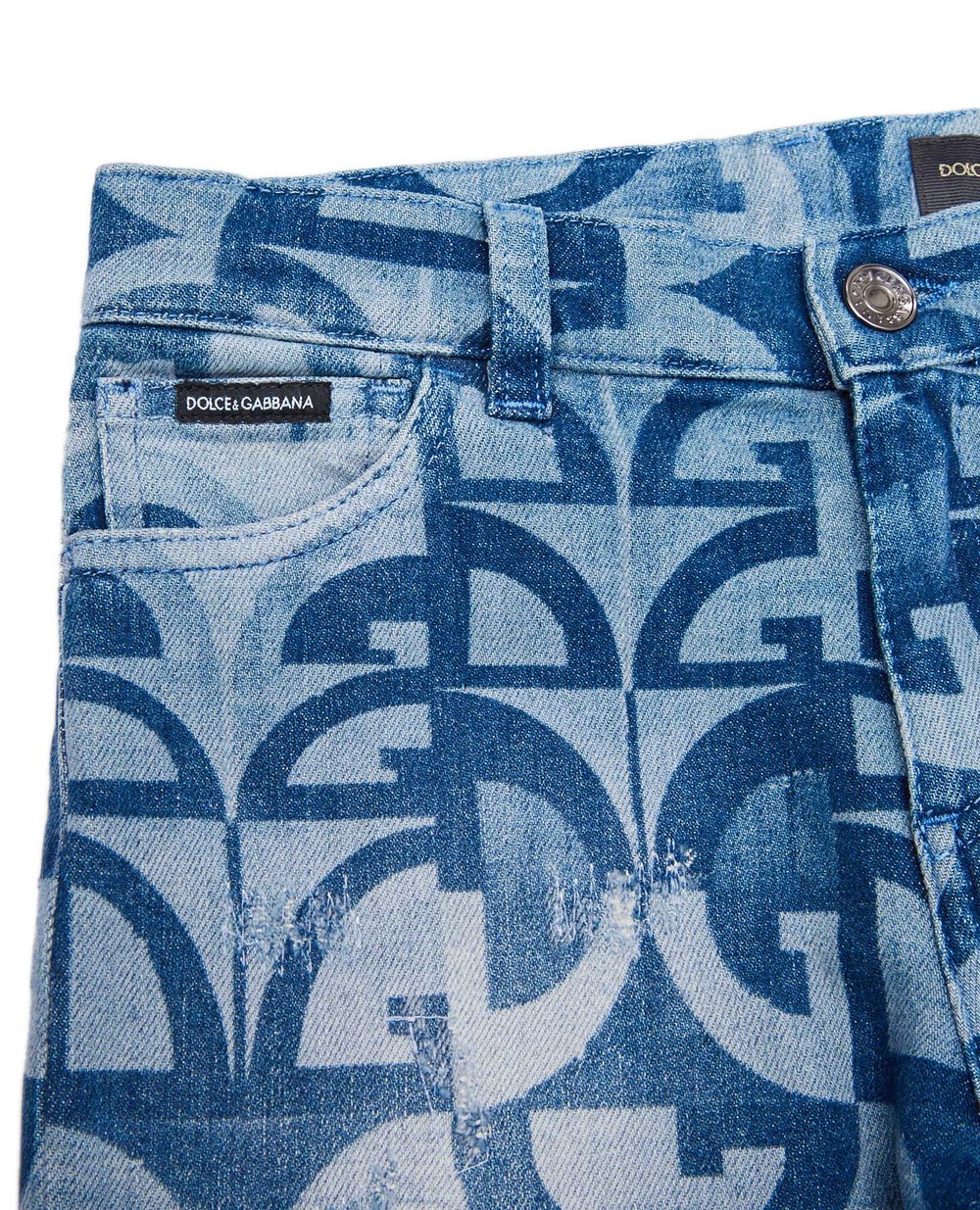 Детские джинсы Dolce&Gabbana Kids L42F05-LD917-B, синий цвет • Купить в интернет-магазине Kameron