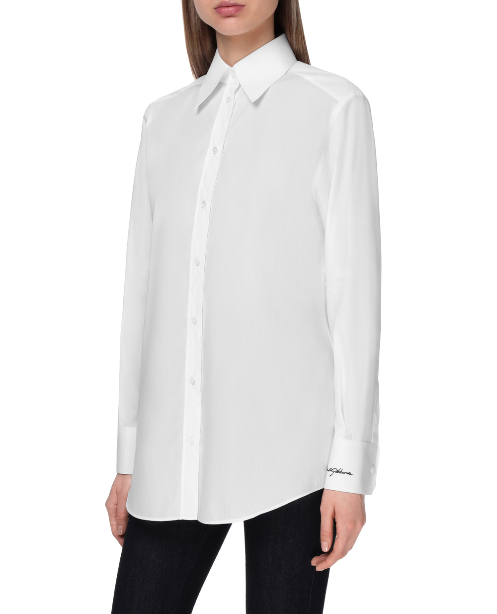 Рубашка Dolce&Gabbana F5N08Z-GD0F7, белый цвет • Купить в интернет-магазине Kameron