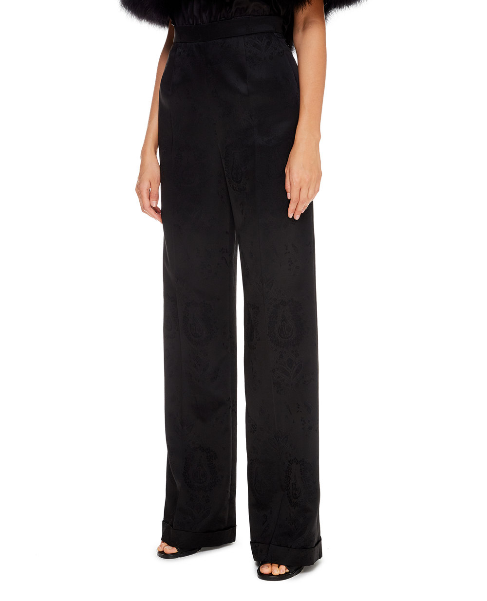 Низ от пижамы Saint Laurent 655046-Y234T, черный цвет • Купить в интернет-магазине Kameron