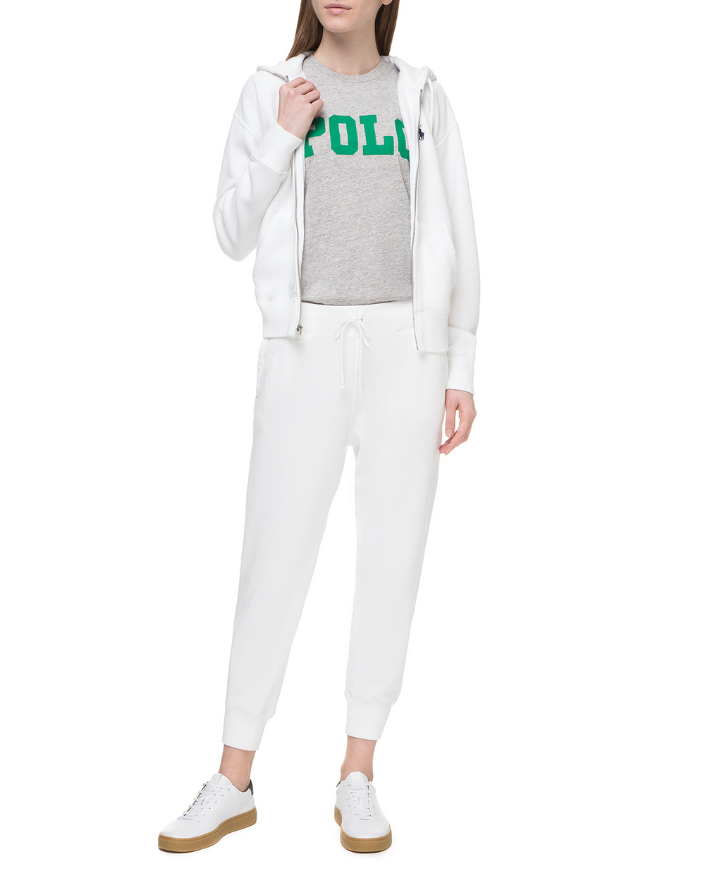 Спортивні брюки Polo Ralph Lauren 211704858009, білий колір • Купити в інтернет-магазині Kameron