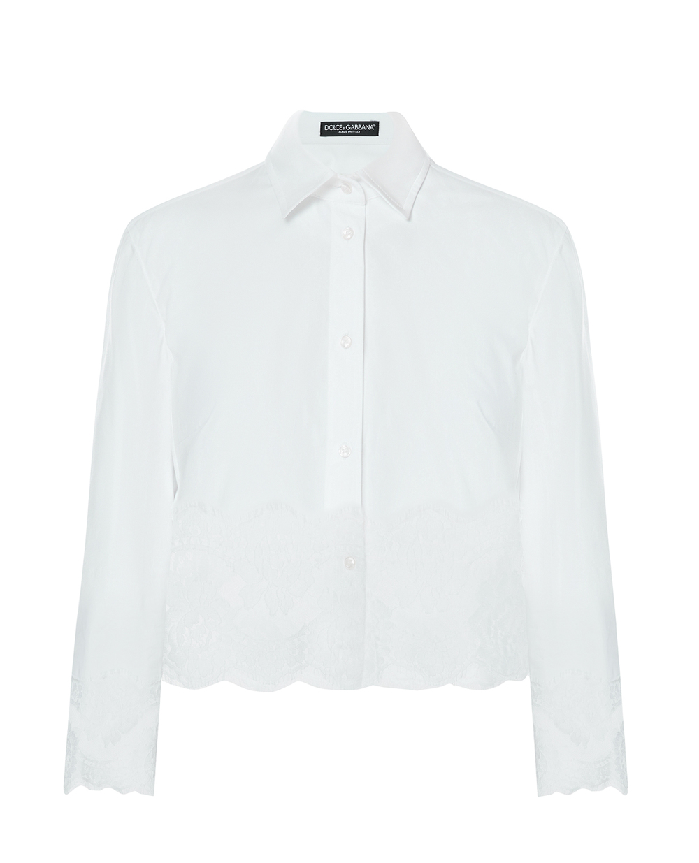 Рубашка Dolce&Gabbana F5Q65T-FUEEE, белый цвет • Купить в интернет-магазине Kameron