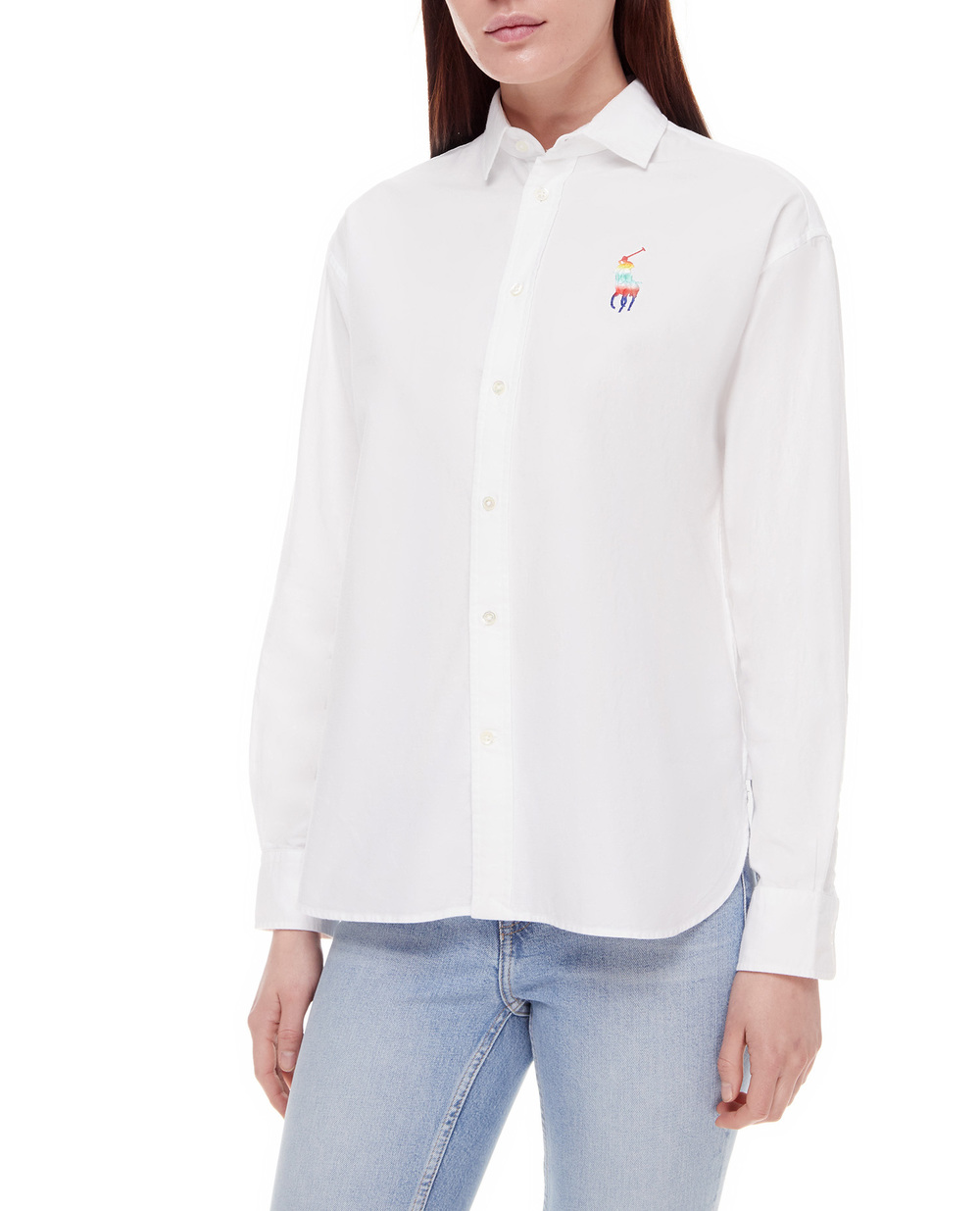Рубашка Polo Ralph Lauren 211858465001, белый цвет • Купить в интернет-магазине Kameron